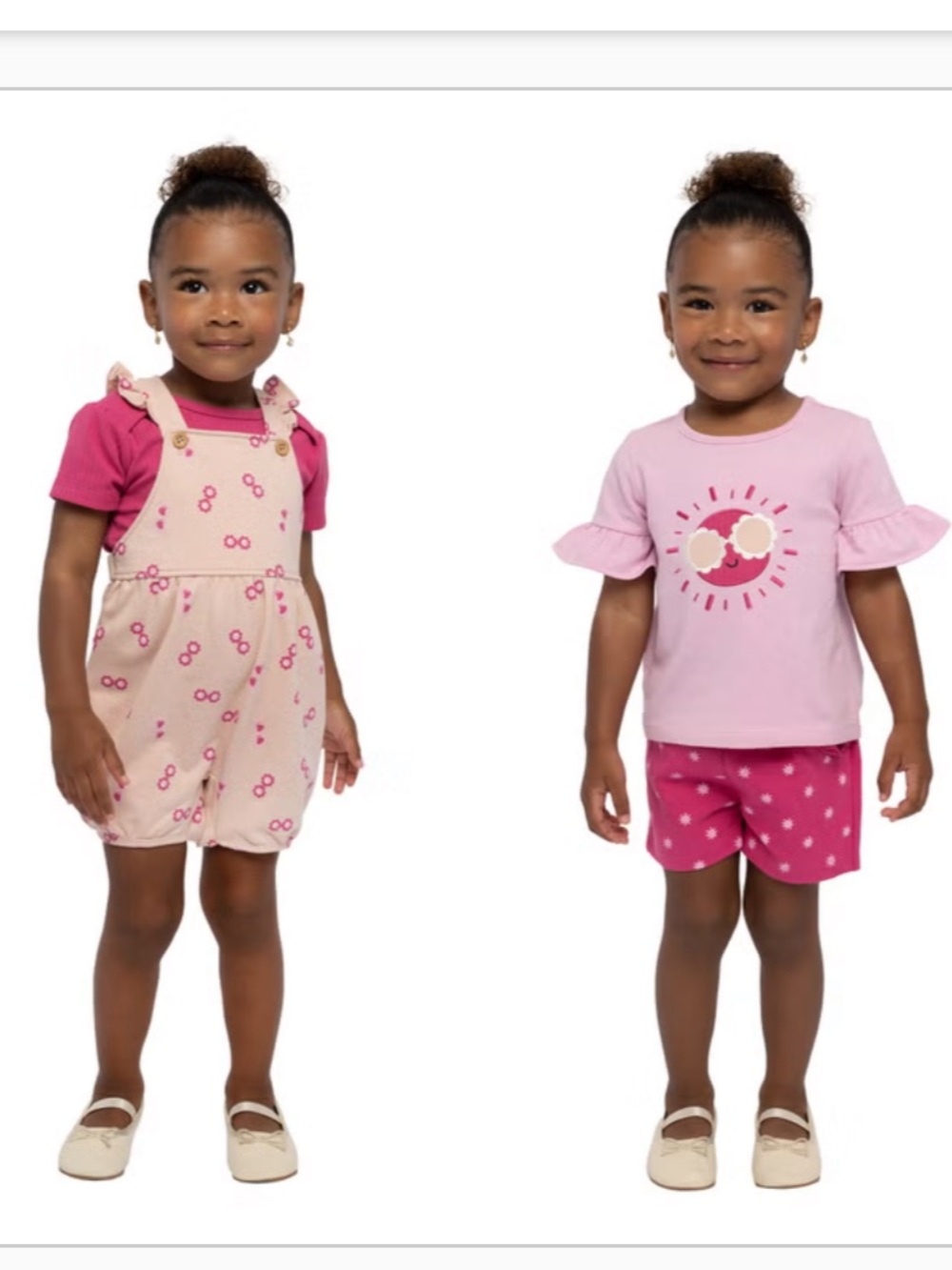 NWT Pekkle 18M 4 piece Pink Floral Romper Set